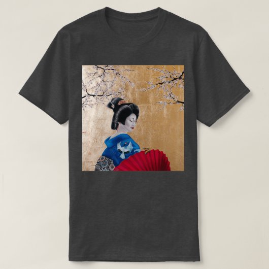 Madame butterfly Sakura T-shirt (Design voorkant)
