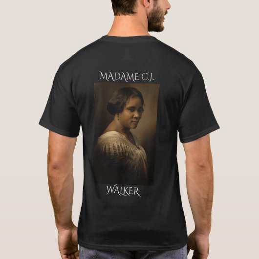 Madame C.J. Walker T-shirt (Achterkant)