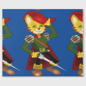 Madame Cat Lady 2024 voor President Thunder_Cove Cadeaupapier (Vlak)