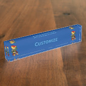 Madame Cat Lady 2024 voor President Thunder_Cove Naambordje (Zijkant)