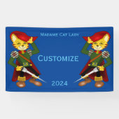 Madame Cat Lady 2024 voor President Thunder_Cove Spandoek (Horizontaal)