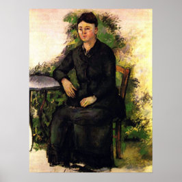 Madame Cezanne In De Tuin - Paul Cezanne Poster
