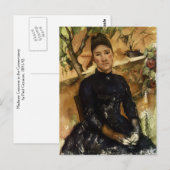 Madame Cezanne in het conservatorium Briefkaart (Voorkant / Achterkant)