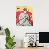 Madame Cezanne naaien Poster (Thuiskantoor)