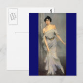 Madame Charles Max - Boldini Briefkaart (Voorkant / Achterkant)