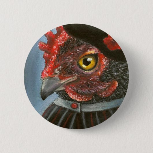 Madame Coco Ronde Button 5,7 Cm (Voorkant)