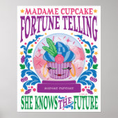 Madame Cupcake Fortune Telling Poster (Voorkant)