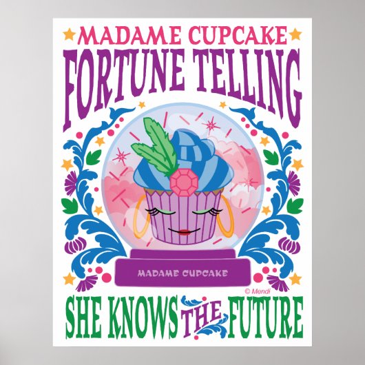 Madame Cupcake Fortune Telling Poster (Voorkant)