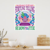 Madame Cupcake Fortune Telling Poster (Keuken)