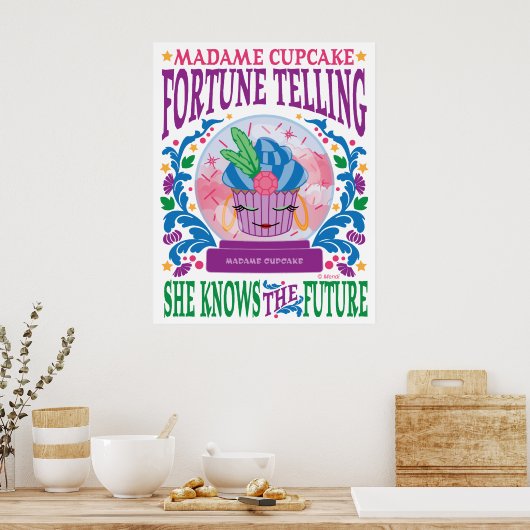 Madame Cupcake Fortune Telling Poster (Keuken)