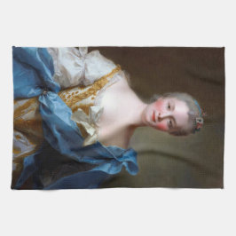 Madame de la Porte 1754 door Jean-Marc Nattier Theedoek