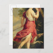 Madame de Montespan als Diana voor de Huntress Briefkaart (Voorkant / Achterkant)