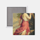 Madame de Montespan als Diana voor de Huntress Magneet (Voorkant / Achterkant)