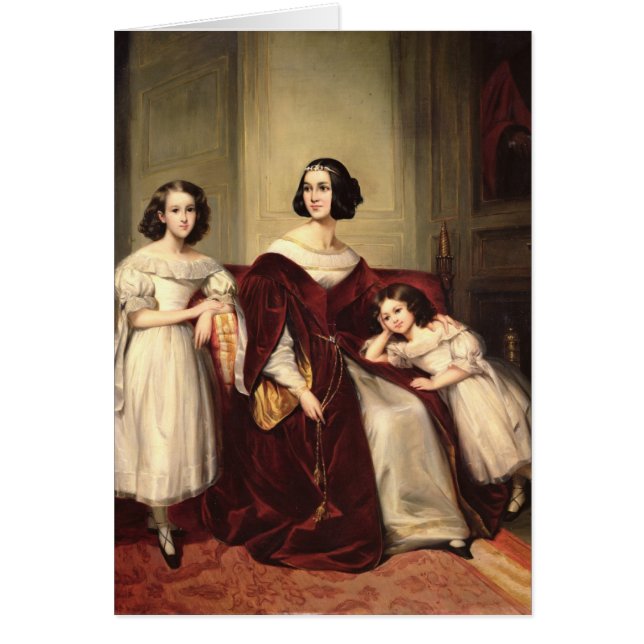 Madame de Nonjon en haar twee Daughters, 1839 (Voorkant)