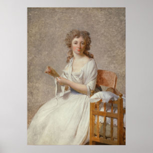 Madame de Pastoret en haar zoon Poster