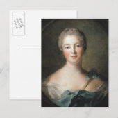 Madame de Pompadour 1748 Briefkaart (Voorkant / Achterkant)