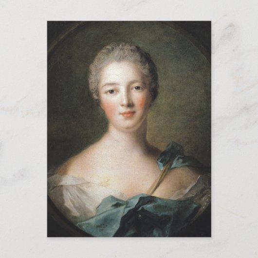 Madame de Pompadour 1748 Briefkaart (Voorkant)