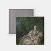 Madame de Pompadour, 1758 Magneet (Voorkant / Achterkant)