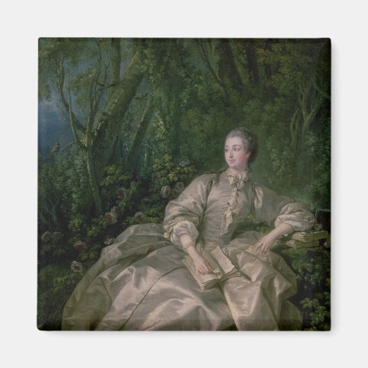 Madame de Pompadour, 1758 Magneet (Voorkant)