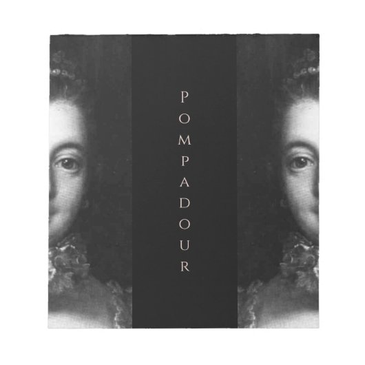 Madame de Pompadour baroque Notitieblok (Voorkant)
