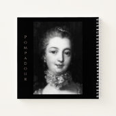 Madame de Pompadour baroque Notitieboek (Achterkant)