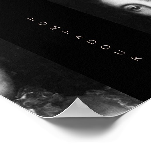 Madame de Pompadour baroque Poster (Hoek)