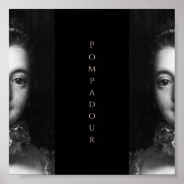 Madame de Pompadour baroque Poster