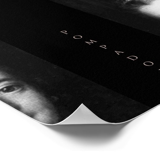 Madame de Pompadour baroque Poster (Hoek)