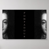 Madame de Pompadour baroque Poster (Voorkant)