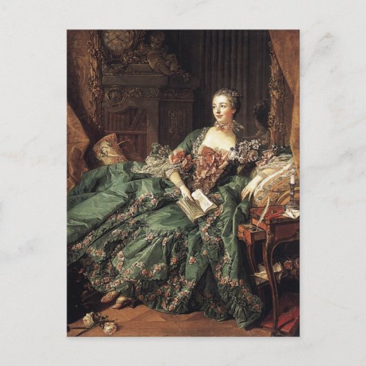 Madame de Pompadour Briefkaart (Voorkant)