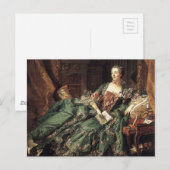 Madame de Pompadour Briefkaart (Voorkant / Achterkant)