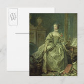 Madame de Pompadour Briefkaart (Voorkant / Achterkant)