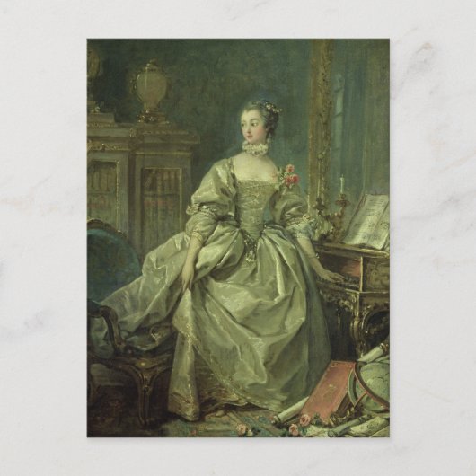 Madame de Pompadour Briefkaart (Voorkant)