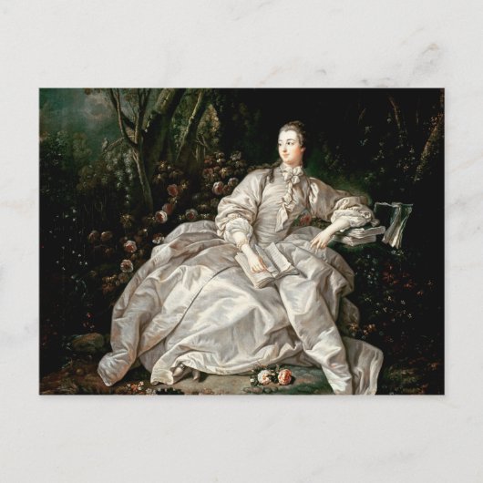 Madame de Pompadour Briefkaart (Voorkant)