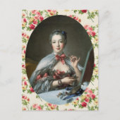 Madame de Pompadour Briefkaart (Voorkant)