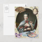 Madame de Pompadour Briefkaart (Voorkant / Achterkant)