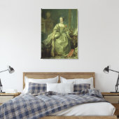 Madame de Pompadour Canvas Afdruk (Insitu (Slaapkamer))