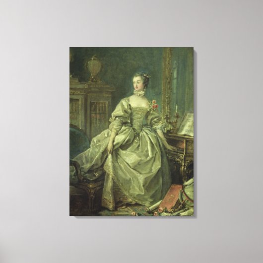 Madame de Pompadour Canvas Afdruk (Voorkant)