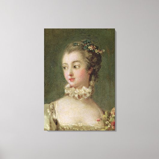 Madame de Pompadour Canvas Afdruk (Voorkant)