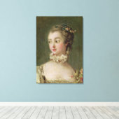 Madame de Pompadour Canvas Afdruk (Insitu (Houten vloer))