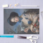 Madame de Pompadour en Belle Jardinière Tissuepapier (Craft)