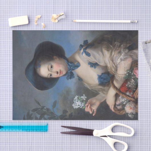 Madame de Pompadour en Belle Jardinière Tissuepapier (Craft)