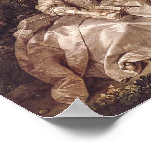 Madame de Pompadour - Francois Boucher Poster (Hoek)