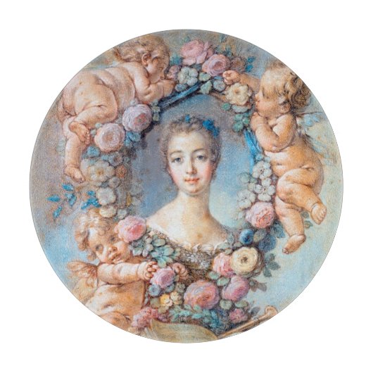 Madame de Pompadour François Boucher rococo dame Snijplank (Voorkant)