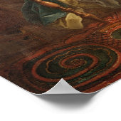 Madame de Pompadour in de rol van de gelukkige vro Poster (Hoek)