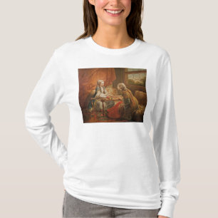 Madame de Pompadour in de rol van de gelukkige vro T-shirt