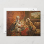 Madame de Pompadour in de rol van fortuneteller Briefkaart (Voorkant / Achterkant)