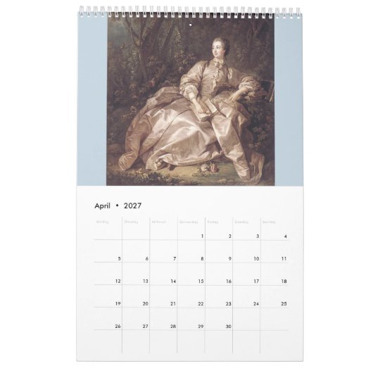 Madame de Pompadour – Jeanne Antoinette Poisson Kalender (Apr 2027)