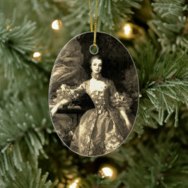 ♥ Madame de Pompadour -Jeanne-Antoinette Poisson ♥ Keramisch Ornament