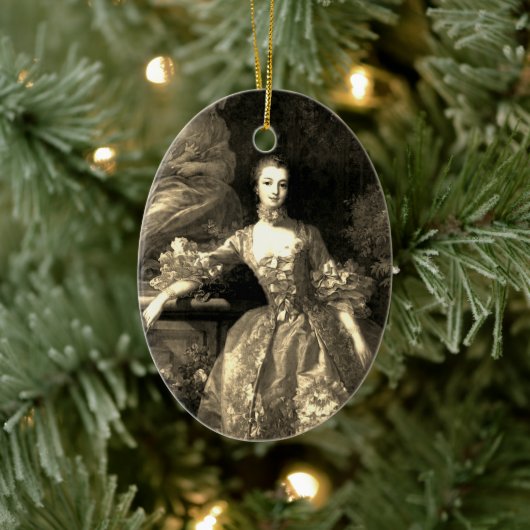 ♥ Madame de Pompadour -Jeanne-Antoinette Poisson ♥ Keramisch Ornament (Boom)